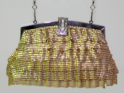 Aluminum metal mesh handbag MN80023